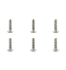TEAM CORALLY - TITANIUM SCREWS M3 X 10MM - HEX BUTTON HEAD - - C-3402