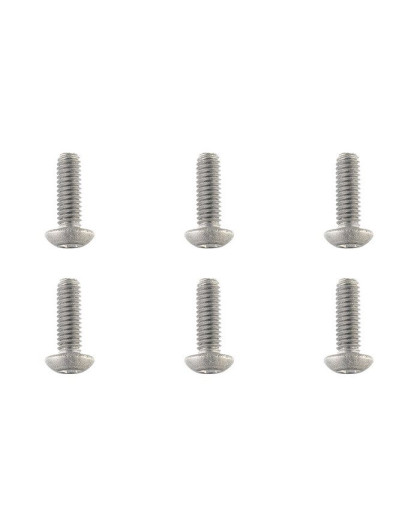 Vis titane BHC M4 x 12mm - 6 pcs - CORALLY - C-34043