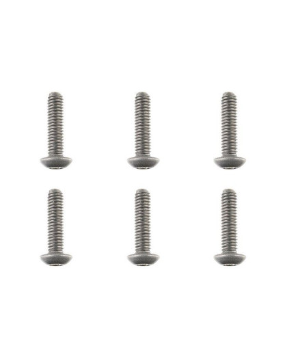 Vis titane BHC M4 x 16mm - 6 pcs - CORALLY - C-34044