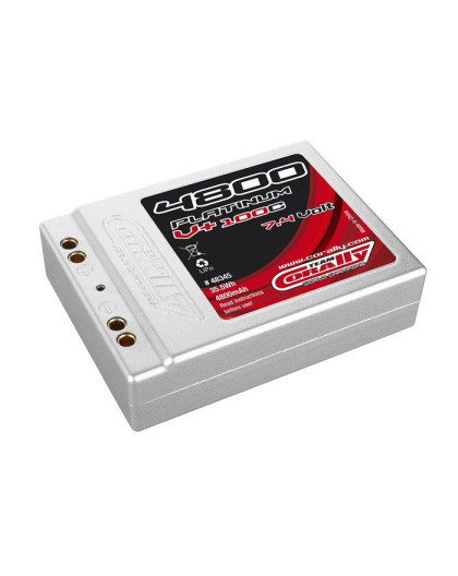TEAM CORALLY - PLATINUM V+ 100 C - 4800 MAH - 7,4V 2S - COMPE - C-483
