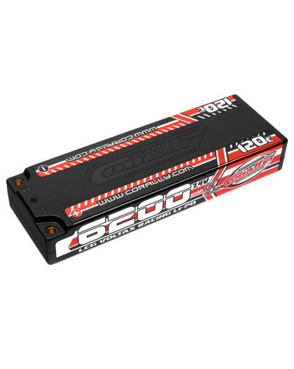 TEAM CORALLY - VOLTAX 120C LIP O BATTERY - 6200MAH - 7.4V - L - C-495
