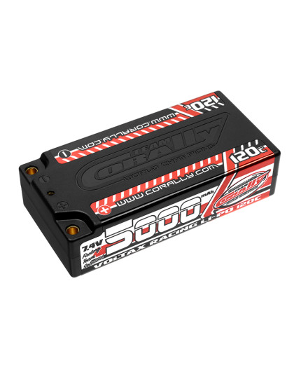 Lipo Voltax 120C 5000mah 2S Shorty - CORALLY - C-49505