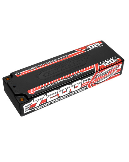 TEAM CORALLY - VOLTAX 120C LIP O BATTERY - 7200MAH - 7.4V - S - C-495