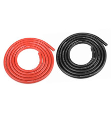 Fil Noir et Rouge 12AWG D4.5mm - 2x1m - CORALLY - C-50112
