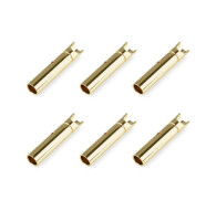 TEAM CORALLY - BULLIT CONNECTO R 2.0MM - FEMALE - GOLD PLATED - C-501