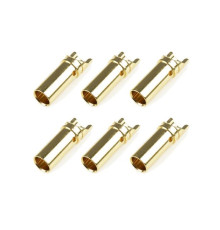 TEAM CORALLY - BULLIT CONNECTO R 3.5MM - FEMALE - GOLD PLATED - C-501