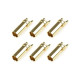TEAM CORALLY - BULLIT CONNECTO R 5.0MM - FEMALE - GOLD PLATED - C-501