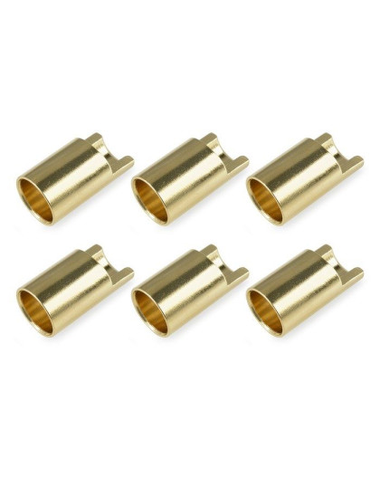 TEAM CORALLY - BULLIT CONNECTO R 6.5MM - FEMALE - GOLD PLATED - C-501