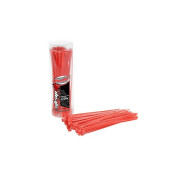 TEAM CORALLY - STRAP-IT - CABL E TIE RAPS - RED - 2.5X100MM - - C-505
