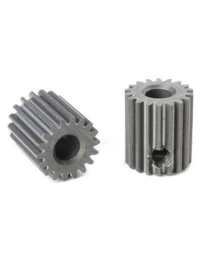TEAM CORALLY - 64 DP PINION - SHORT - HARD ANODISED AL7075 - - C-7031