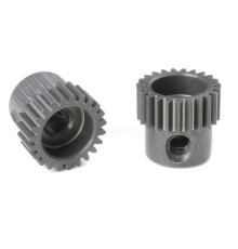 TEAM CORALLY - 64 DP PINION - SHORT - HARD ANODISED AL7075 - - C-7032