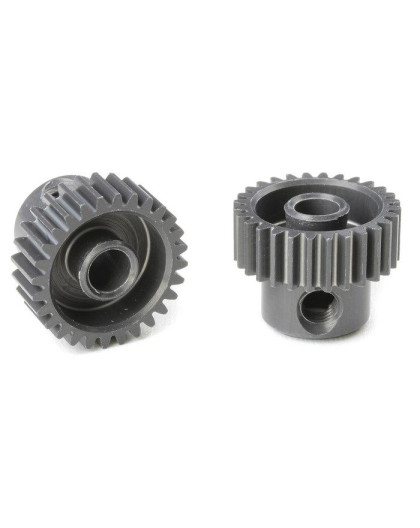 Pignon 28T Alu étroit - 64 DP - D3.17mm - CORALLY - C-70328