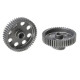 TEAM CORALLY - 64 DP PINION - SHORT - HARD ANODISED AL7075 - - C-7034