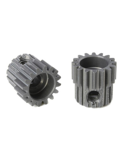 TEAM CORALLY - 48 DP PINION - SHORT - HARD ANODISED AL7075 - - C-7041