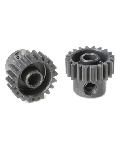 TEAM CORALLY - 48 DP PINION - SHORT - HARD ANODISED AL7075 - - C-7042