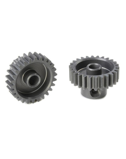 TEAM CORALLY - 48 DP PINION - SHORT - HARD ANODISED AL7075 - - C-7042