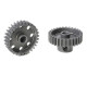 TEAM CORALLY - 48 DP PINION - SHORT - HARD ANODISED AL7075 - - C-7043