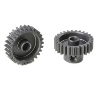 TEAM CORALLY - 48 DP PINION - SHORT - HARD ANODISED AL7075 - - C-7042