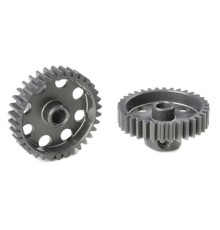 Pignon 34T Alu étroit - 48 DP - D3.17mm - CORALLY - C-70434