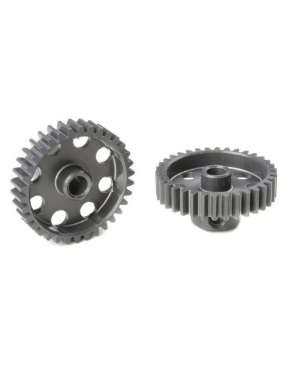 Pignon 34T Alu étroit - 48 DP - D3.17mm - CORALLY - C-70434