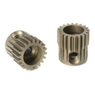 TEAM CORALLY - 64 DP PINION - SHORT - HARDENED STEEL - 20 TE - C-7132
