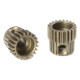 TEAM CORALLY - 64 DP PINION - SHORT - HARDENED STEEL - 21 TE - C-7132