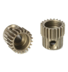 TEAM CORALLY - 64 DP PINION - SHORT - HARDENED STEEL - 21 TE - C-7132