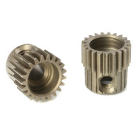 TEAM CORALLY - 64 DP PINION - SHORT - HARDENED STEEL - 21 TE - C-7132