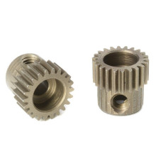 TEAM CORALLY - 64 DP PINION - SHORT - HARDENED STEEL - 22 TE - C-7132