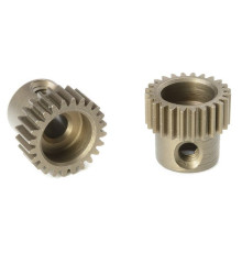 TEAM CORALLY - 64 DP PINION - SHORT - HARDENED STEEL - 24 TE - C-7132