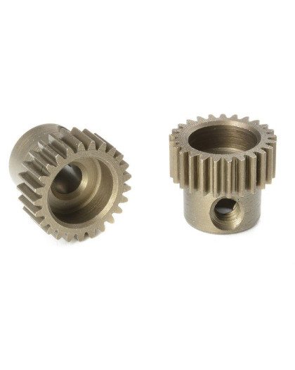 TEAM CORALLY - 64 DP PINION - SHORT - HARDENED STEEL - 25 TE - C-7132