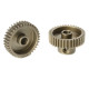 TEAM CORALLY - 64 DP PINION - SHORT - HARDENED STEEL - 37 TE - C-7133
