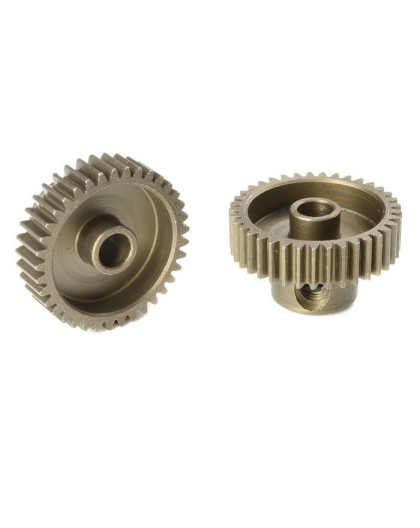 TEAM CORALLY - 64 DP PINION - SHORT - HARDENED STEEL - 37 TE - C-7133