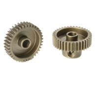 TEAM CORALLY - 64 DP PINION - SHORT - HARDENED STEEL - 37 TE - C-7133