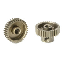 TEAM CORALLY - 64 DP PINION - SHORT - HARDENED STEEL - 34 TE - C-7133