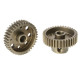 TEAM CORALLY - 64 DP PINION - SHORT - HARDENED STEEL - 38 TE - C-7133