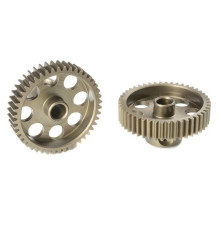 TEAM CORALLY - 64 DP PINION - SHORT - HARDENED STEEL - 46 TE - C-7134