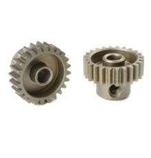 TEAM CORALLY - 48 DP PINION - SHORT - HARDENED STEEL - 24 TE - C-7142