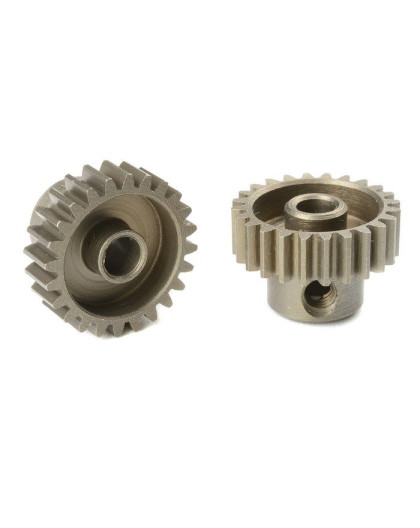 TEAM CORALLY - 48 DP PINION - SHORT - HARDENED STEEL - 24 TE - C-7142