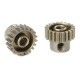 TEAM CORALLY - 48 DP PINION - SHORT - HARDENED STEEL - 20 TE - C-7142