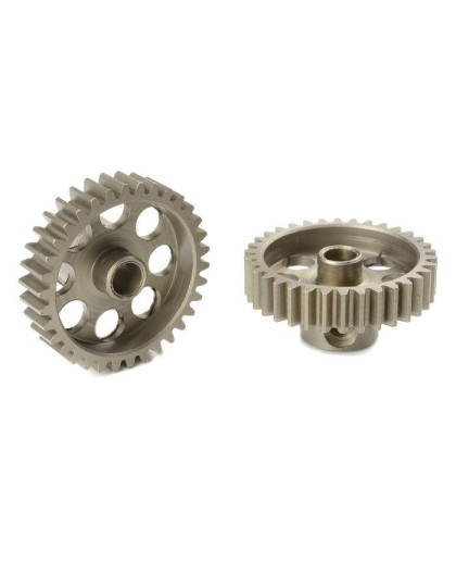 TEAM CORALLY - 48 DP PINION - SHORT - HARDENED STEEL - 34 TE - C-7143
