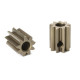 TEAM CORALLY - M0.6 PINION - S HORT - HARDENED STEEL - 9 TEET - C-716