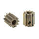 TEAM CORALLY - M0.6 PINION - S HORT - HARDENED STEEL - 10 TEE - C-716