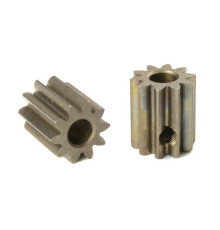 TEAM CORALLY - M0.6 PINION - S HORT - HARDENED STEEL - 10 TEE - C-716