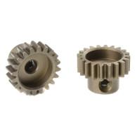 TEAM CORALLY - M0.6 PINION - S HORT - HARDENED STEEL - 20 TEE - C-716