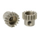 TEAM CORALLY - M0.6 PINION - S HORT - HARDENED STEEL - 16 TEE - C-716