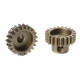 TEAM CORALLY - M0.6 PINION - S HORT - HARDENED STEEL - 21 TEE - C-716