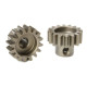 TEAM CORALLY - M1.0 PINION - S HORT - HARDENED STEEL - 16 TEE - C-727