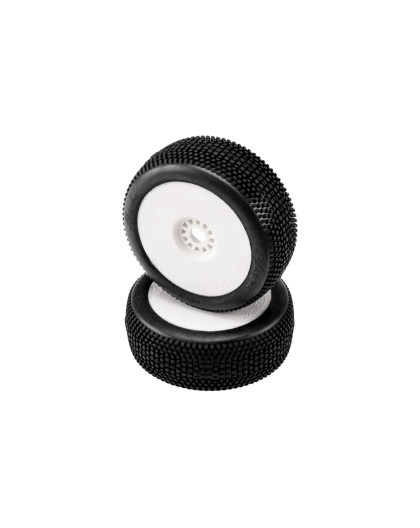 Pair of tyres ALASKA Supersoft Mounted - HOT RACE