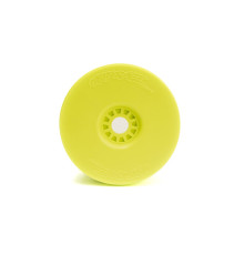 Truggy Wheels Std Yellow (4) - HOT RACE